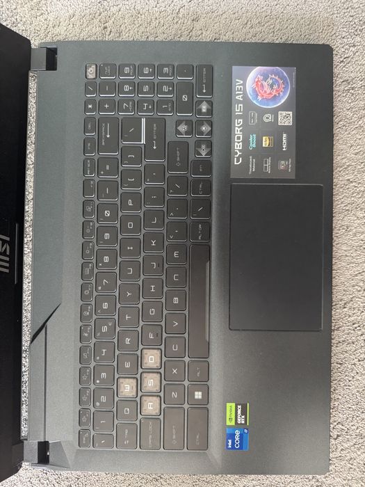 Гейминг лаптоп MSI - Cyborg 15 A13VEK.