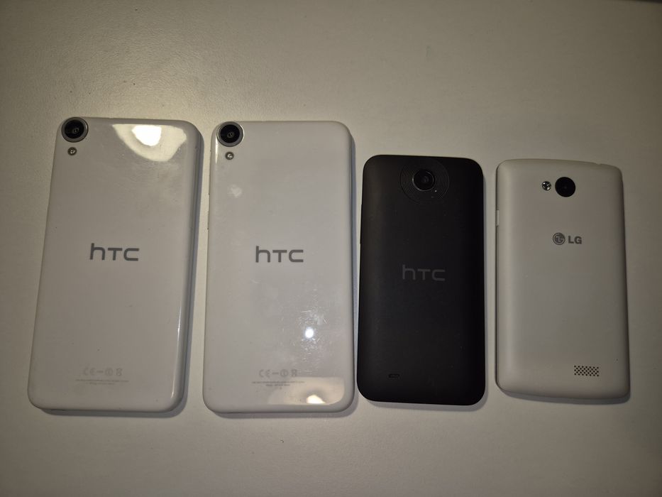 4 Telefoane diverse: 2 HTC Desire 620, Desire 300, LG F60