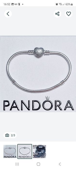 Vand bratara argint  S925 Pandora