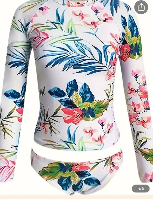 Costum baie dress  baie maneca lunga  UV