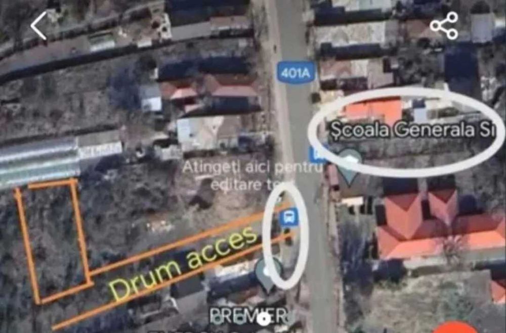 Teren de vânzare hală-casă