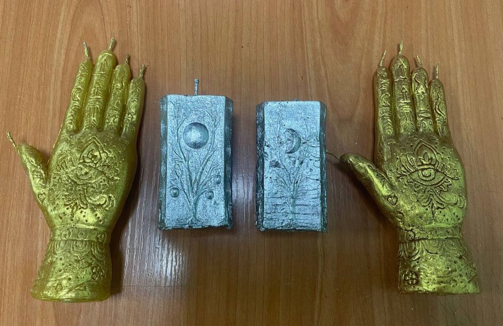 Свечи из пчелиного и соевого воска