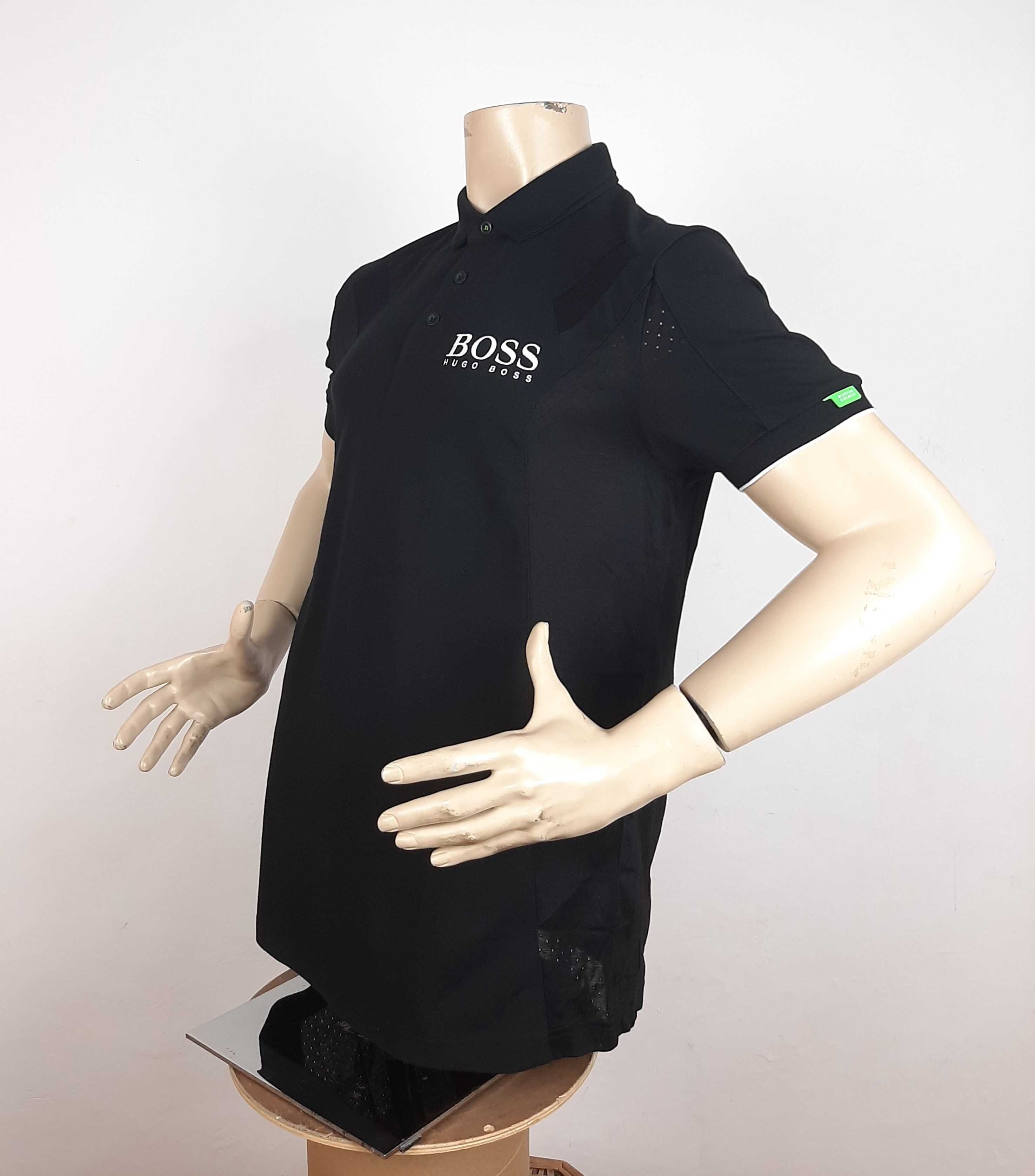 Hugo Boss Martin Kaymer - Оригинална мъжка тениска с яка р-р L