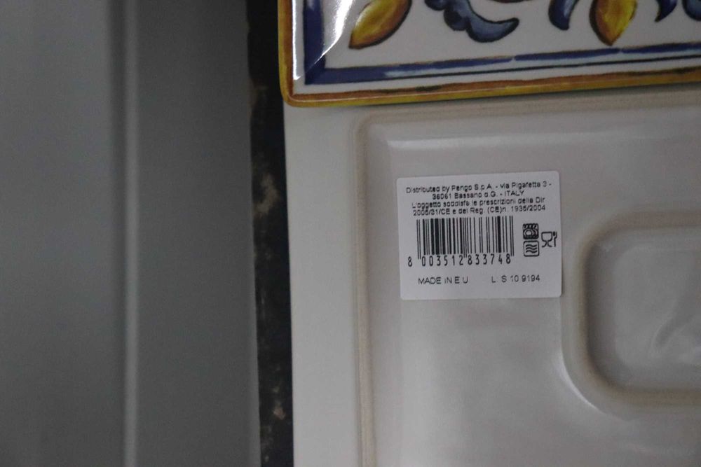 Плата/чинии H&h Positano Комплект 5 плата Piatti Retangolare 25x15cm