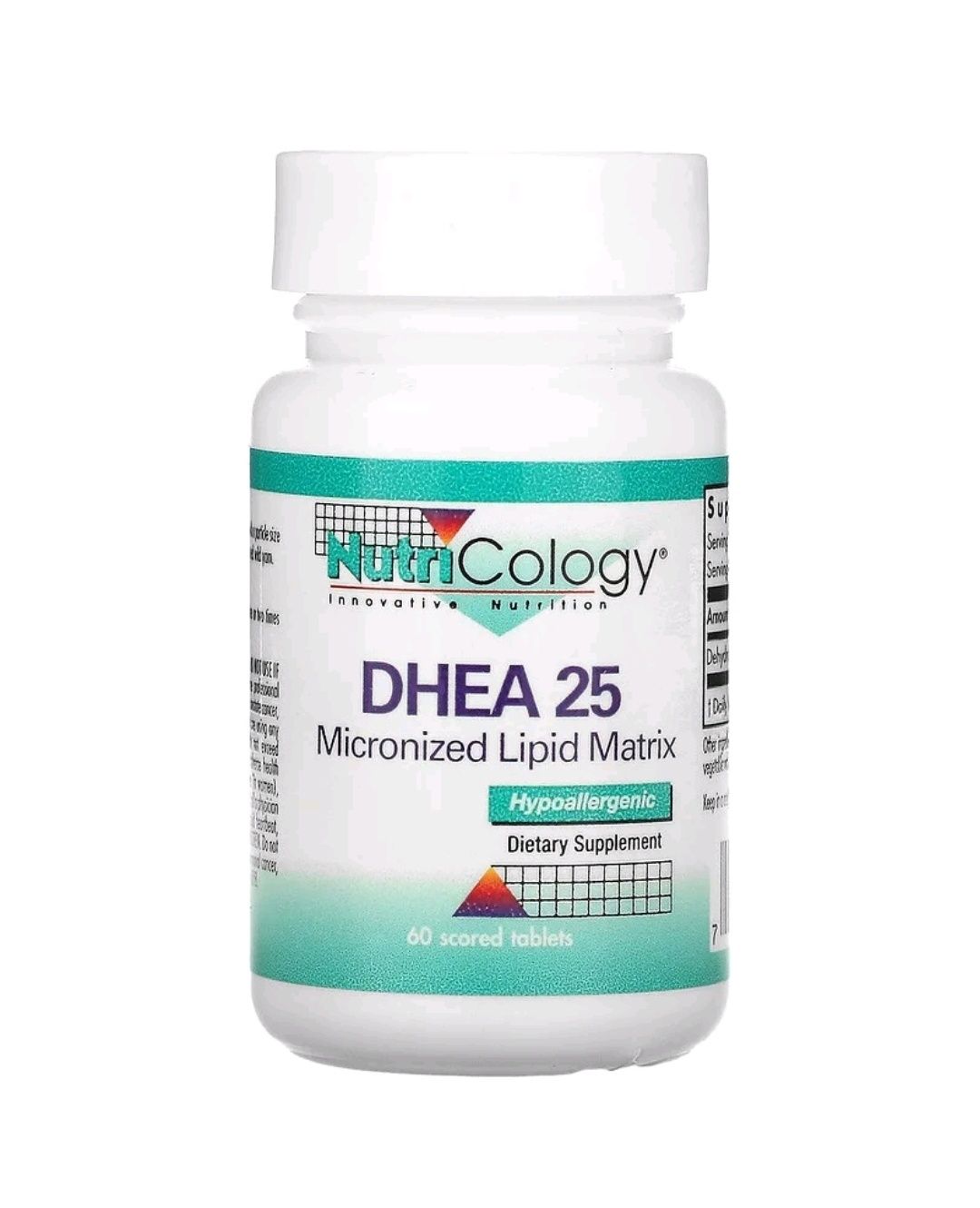 DHEA 25мг,(ДГЕА)60 делимых,БАД таблеток