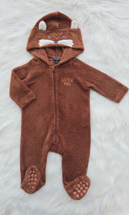 Бебешки гащеризон тиква и мече 3-6 месеца