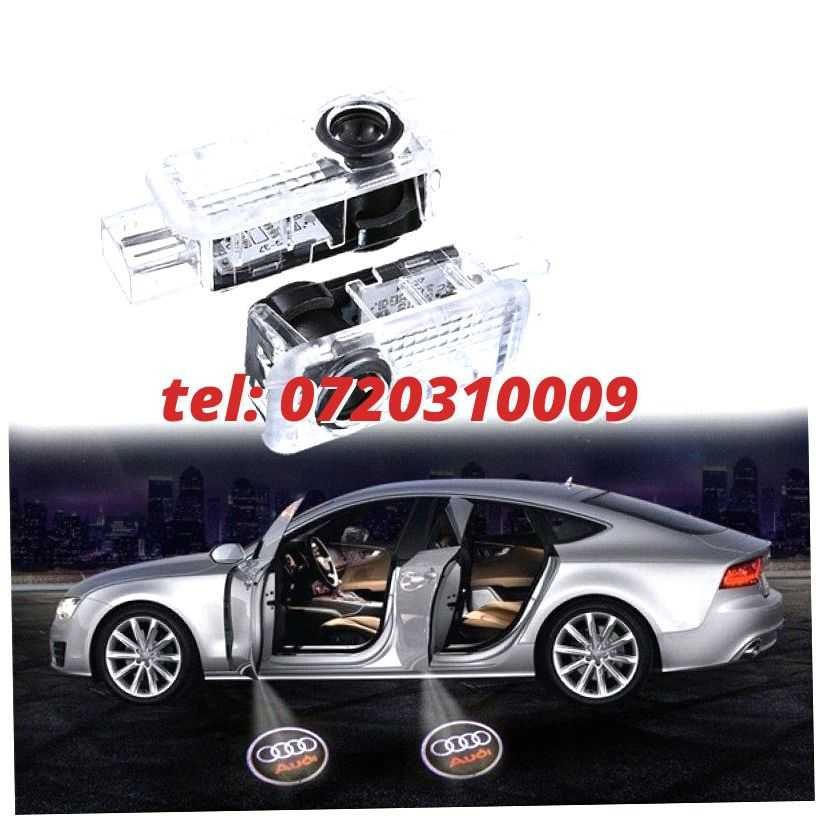 Proiectoare Logo Portiere Audi Cu Emblema Audi