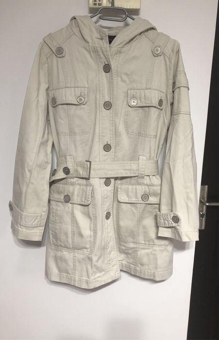 Trench mango marime M trench mango m trench cu gluga