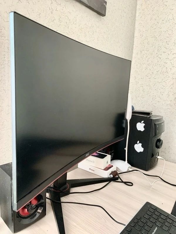 Рассрочка! Монитор AOC 27" Fullhd VA 4ms 144Ghz 2xHDMI VGA
