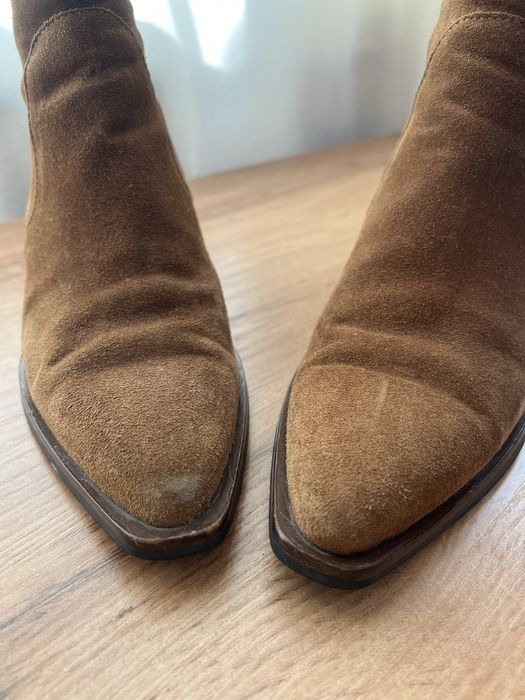 Замшевые казаки в отличном состоянии