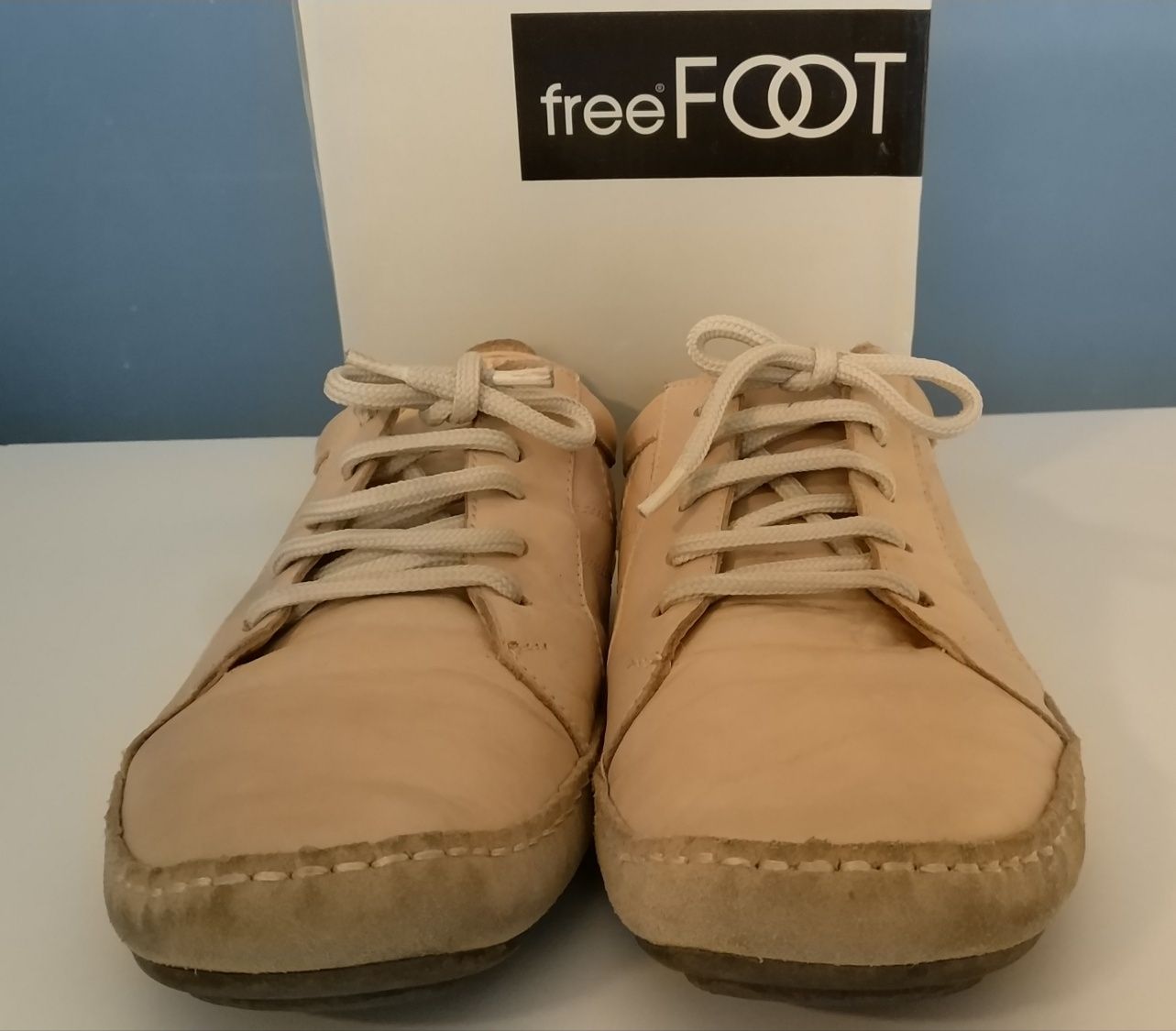 Мъжки кожени обувки Free Foot, N42