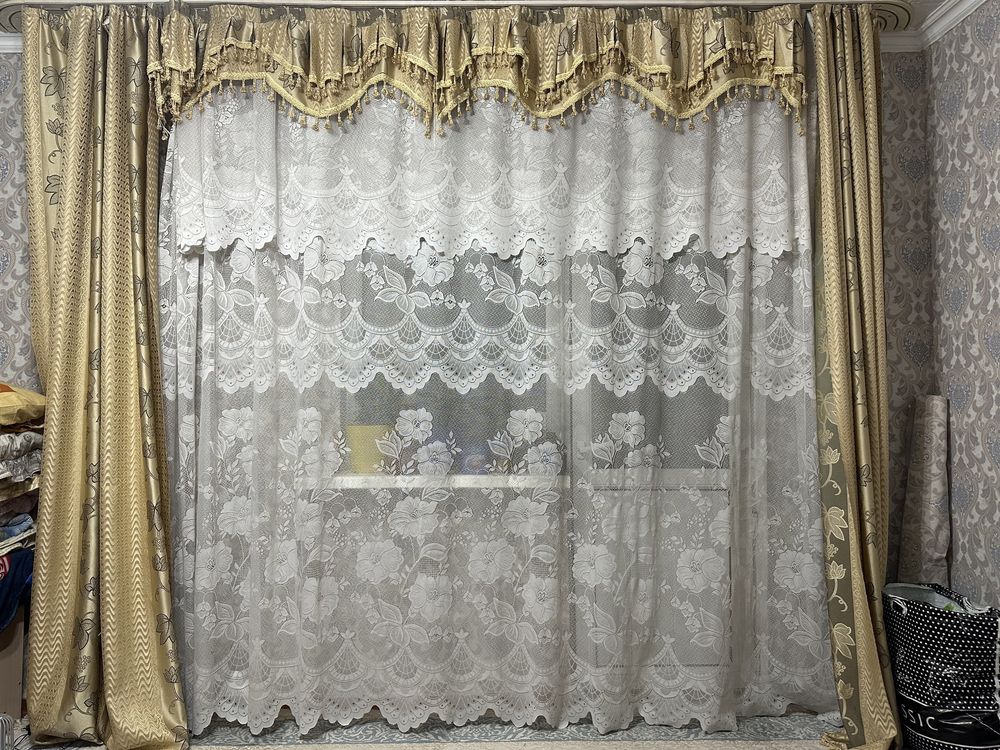 Продам шторы и тюль