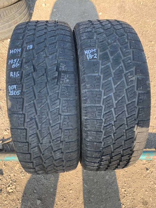 2 бр Зимни Гуми Maxis 195/60 R16 DOT 2805 грайфер 5мм ном 19