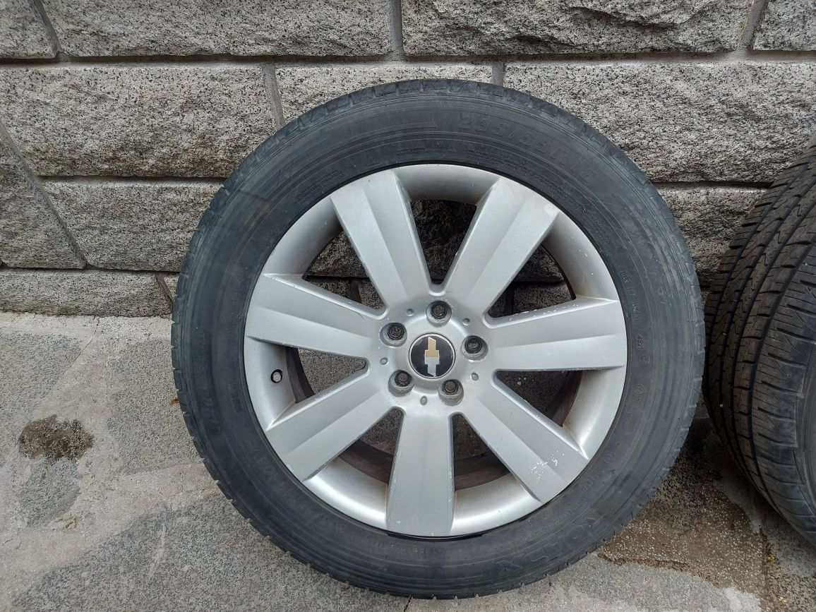 Джанти 5 х 115 R 18 , гуми 235 55 R18 Шевролет Каптива /  Chevrolet