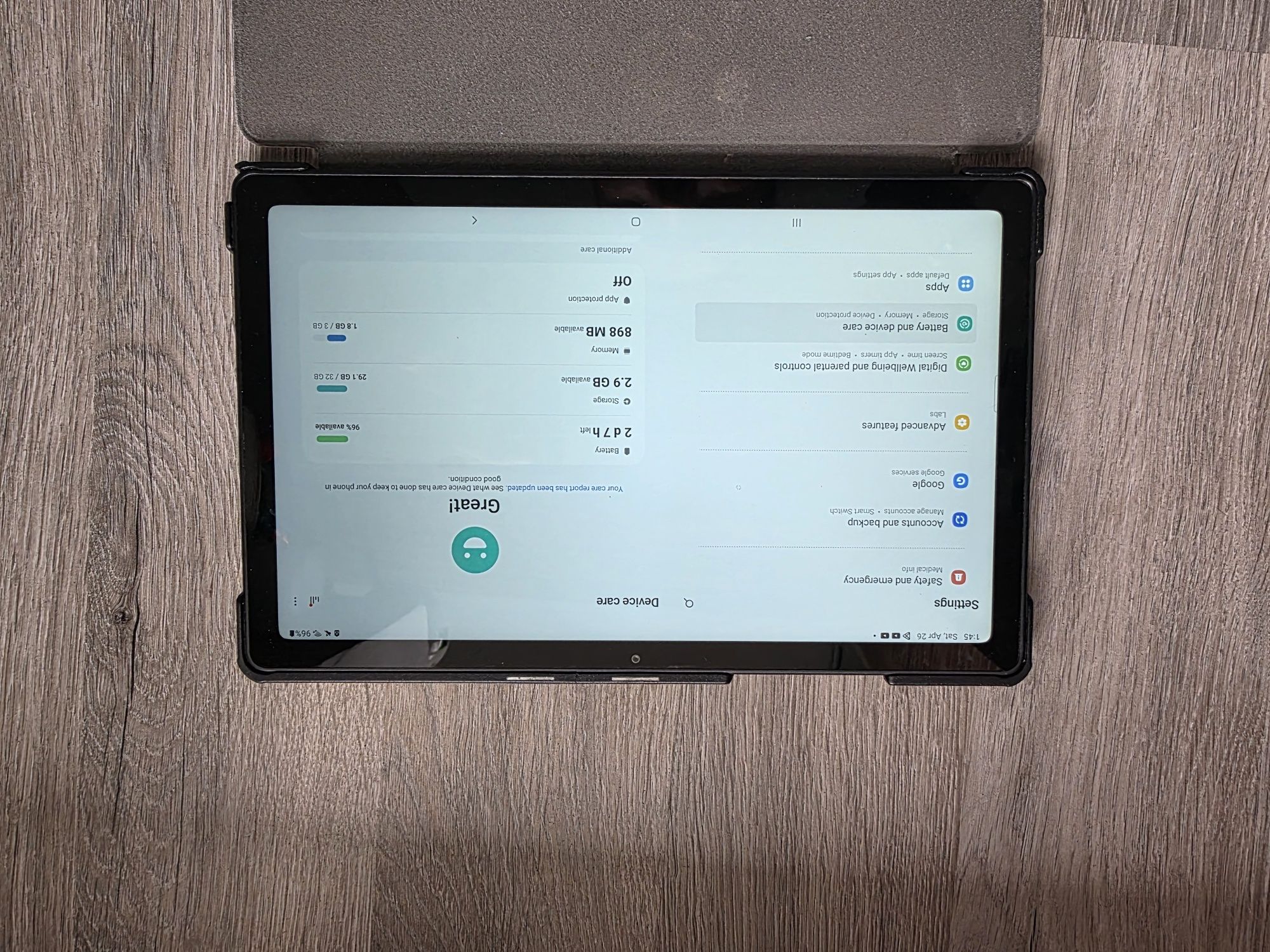 Samsung Galaxy Tab A7 10.5 
NU prezinta urme de folosinta. A fost fo