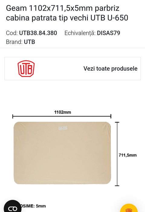 Geamuri tractor u 445,u 650