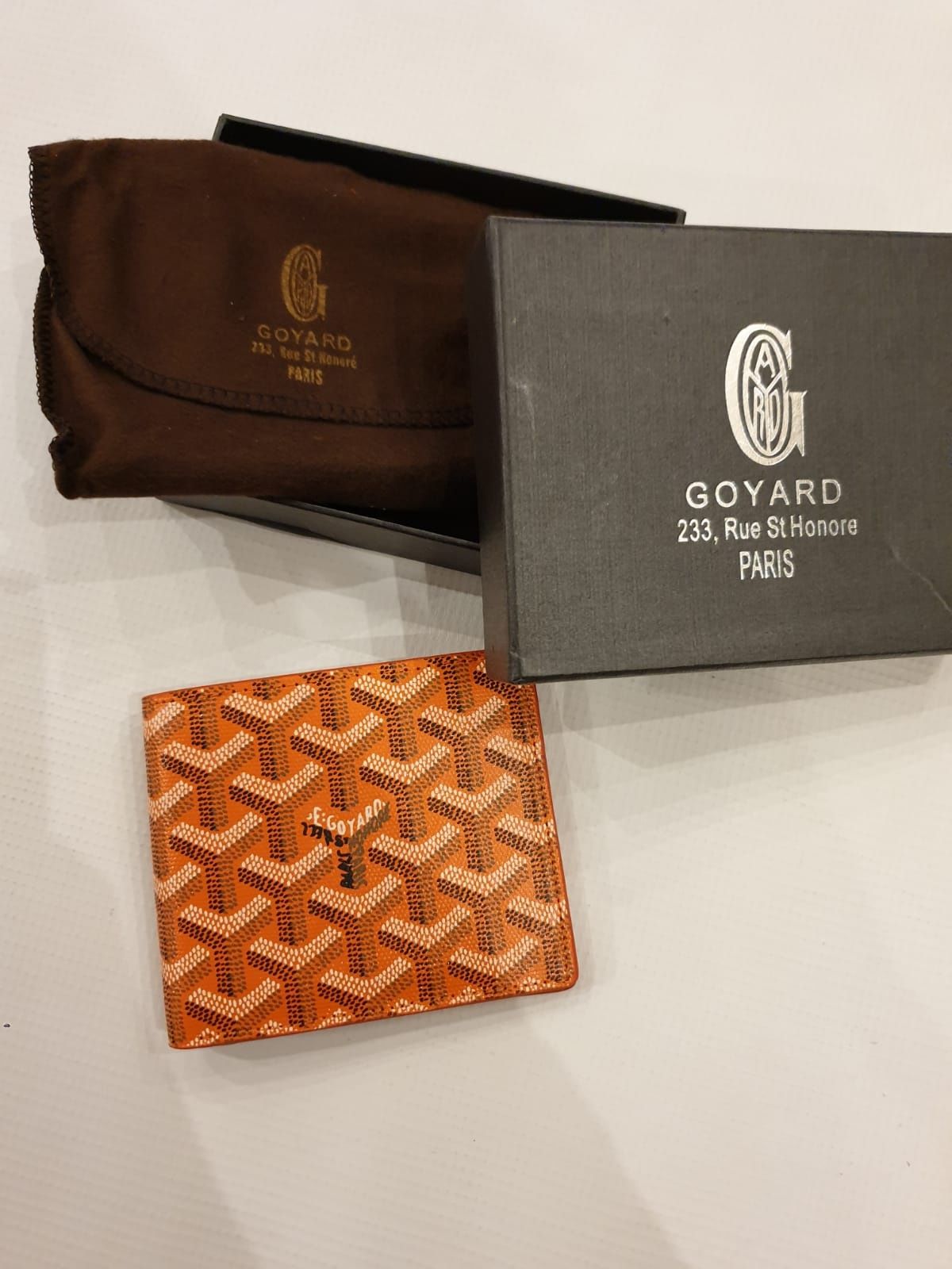 Goyard кожен портфейл