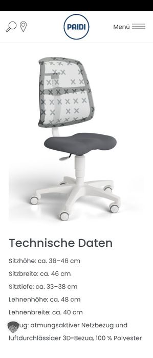 Детски ергономичен ученически стол