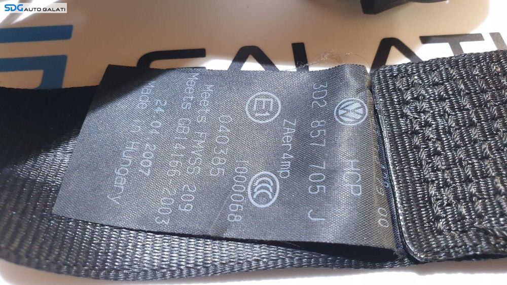 Set Centuri Siguranta Fata Stanga Dreapta Pasager Volkswagen Phaeton 2002 - 2016 Cod 3D1857706T