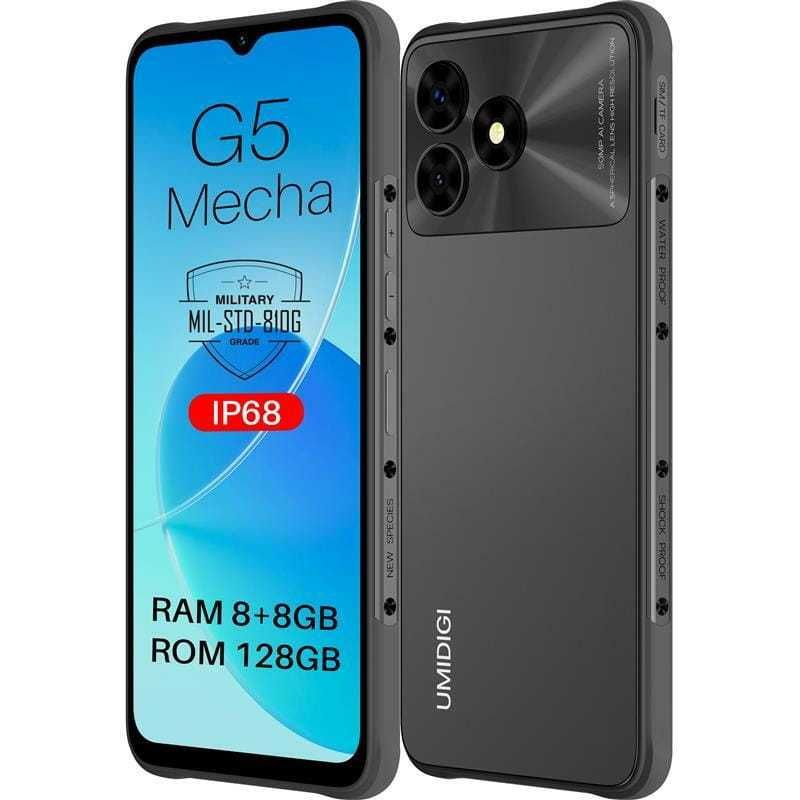 UMIDIGI G5 Mecha 16GB RAM 128GB ROM с IP68 защита за екстремни условия