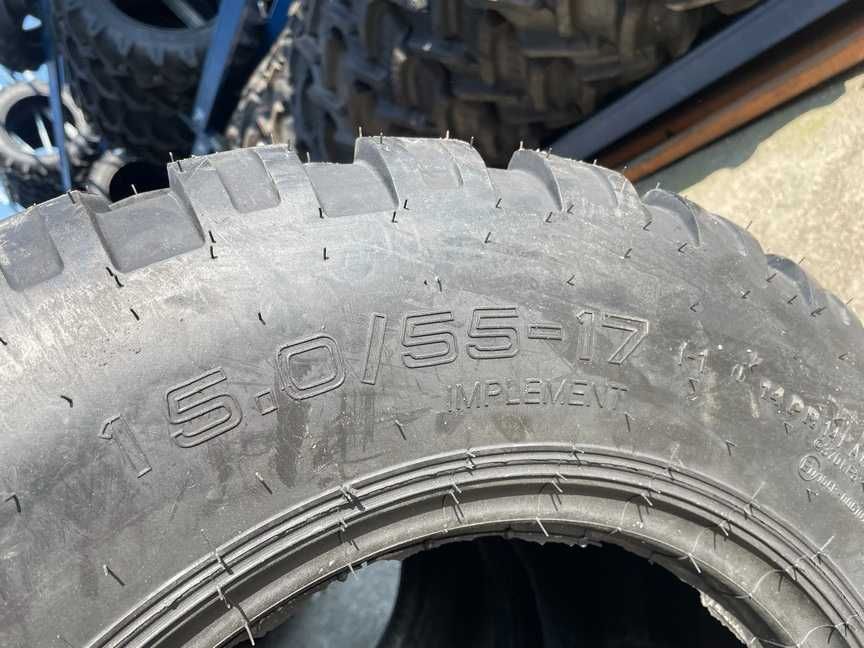 Cauciucuri noi marca CEAT 15.0/55-17 cu 14 pliuri pentru remorca