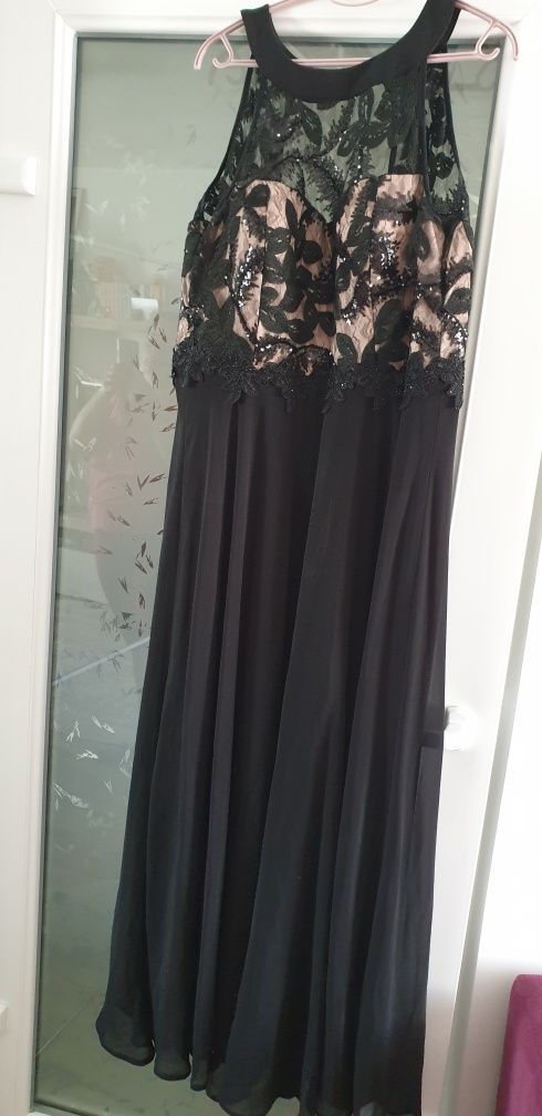 Rochie neagră lungă