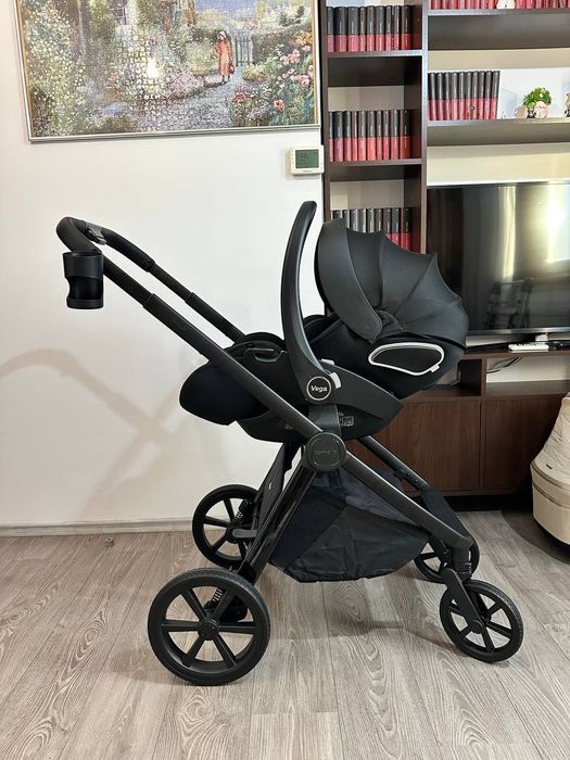 Cărucior bebi ca nou 3 în 1 calitate TOP !!! Scaun auto set