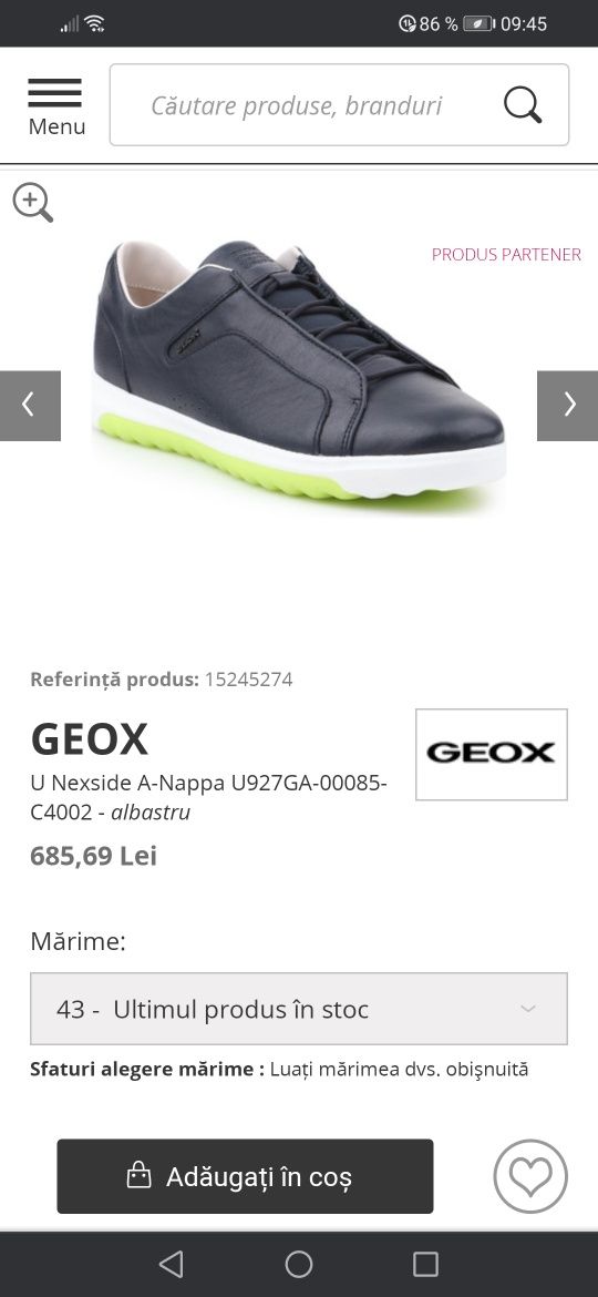 Pantofi sport Geox