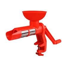 Storcator manual pentru rosii cu sita si cuva colectoare ,nou