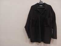 Vand jacheta stil camasa noua, barbati, marca Zara Man, culoare negru