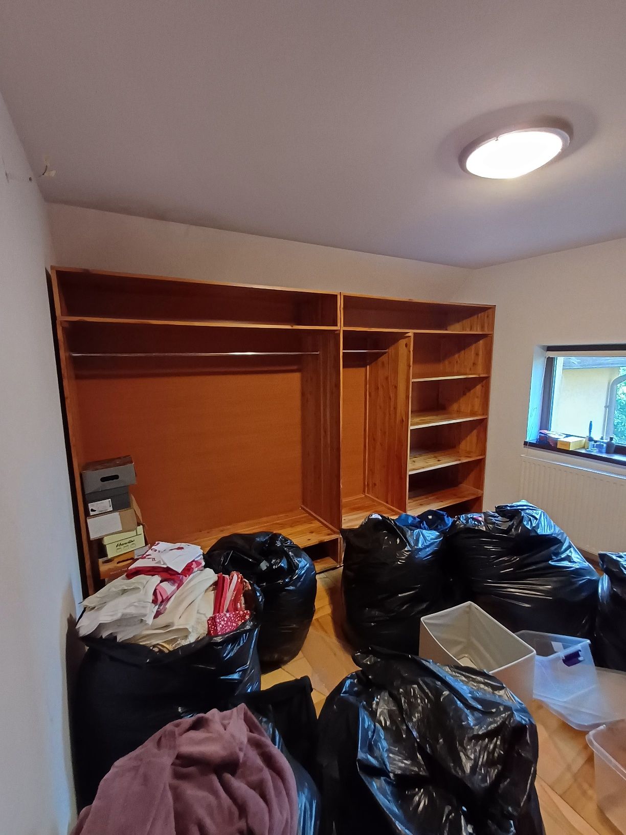 Dressing lemn masiv doua corpuri de L 300X H 200X l50 cm
