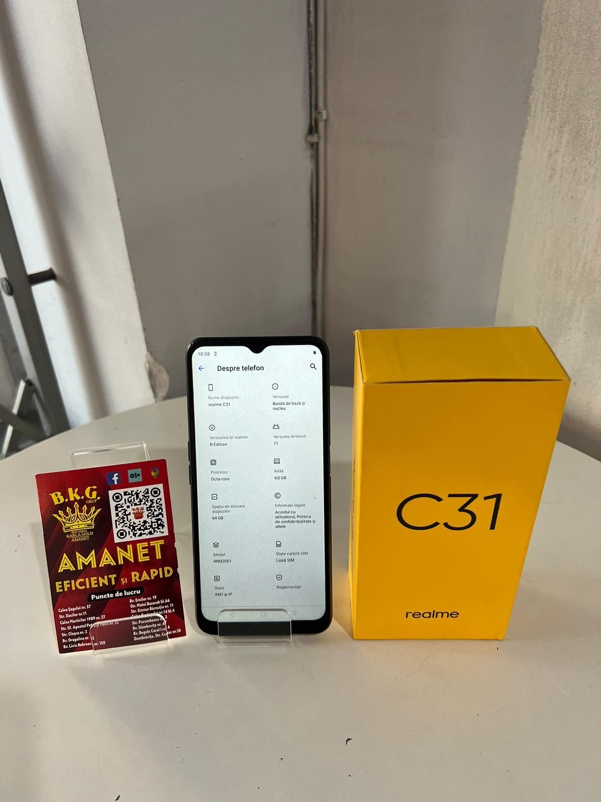 RealMe C31 Amanet BKG