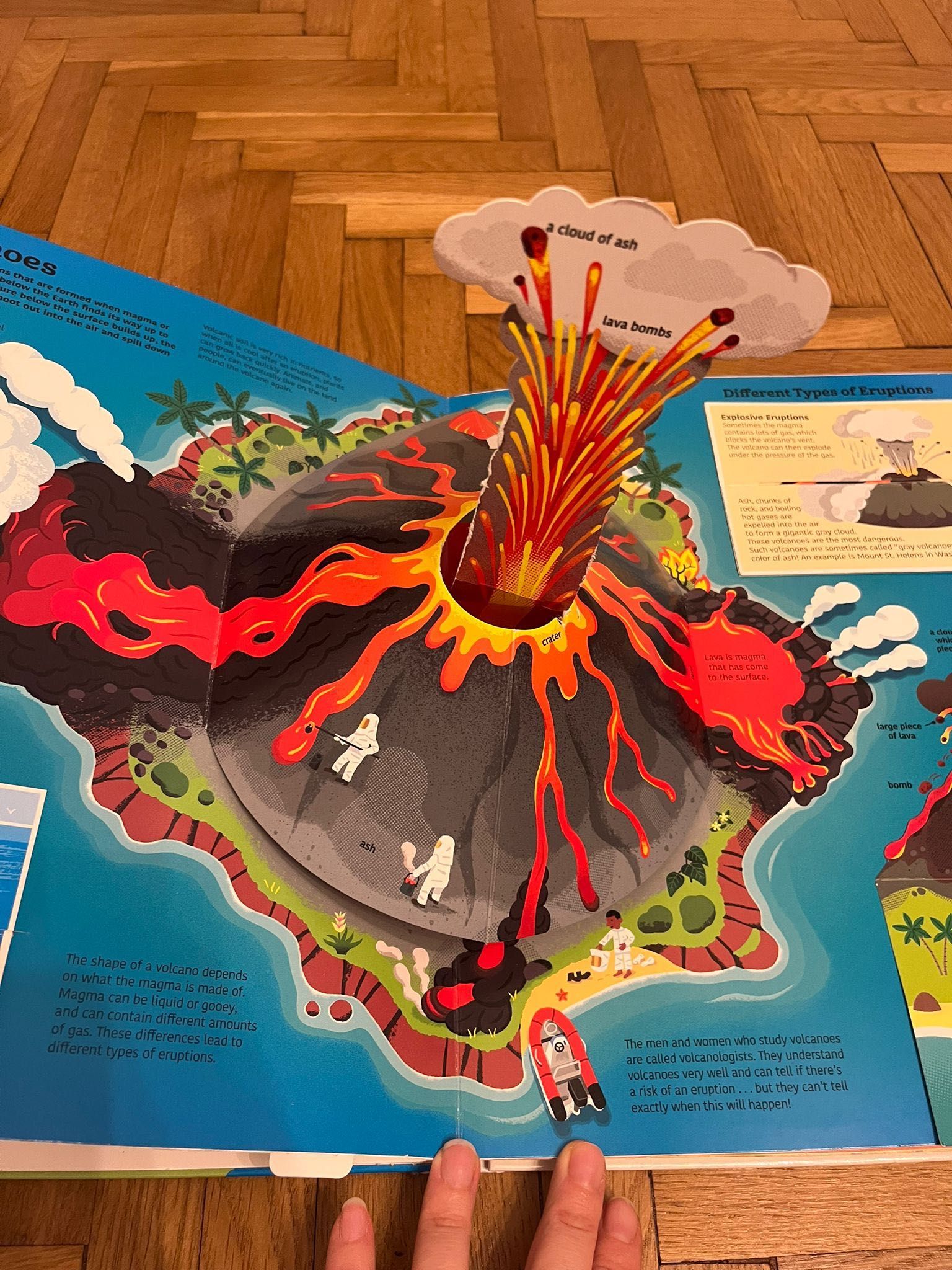 Carte educativa pentru copii, cu clapete interactive