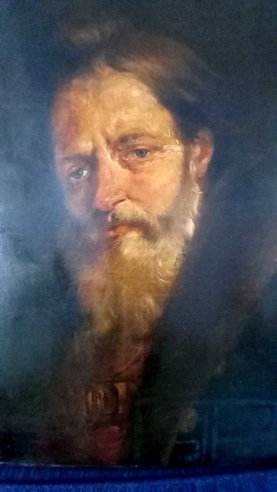 Vand portret in ulei,reproducere de secol XIX  dupa Tiepolo.