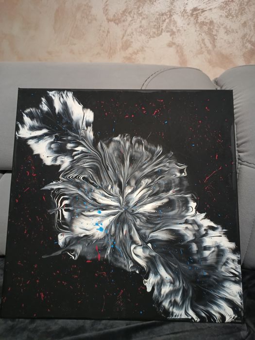 Картина рисувана със акрилни бои