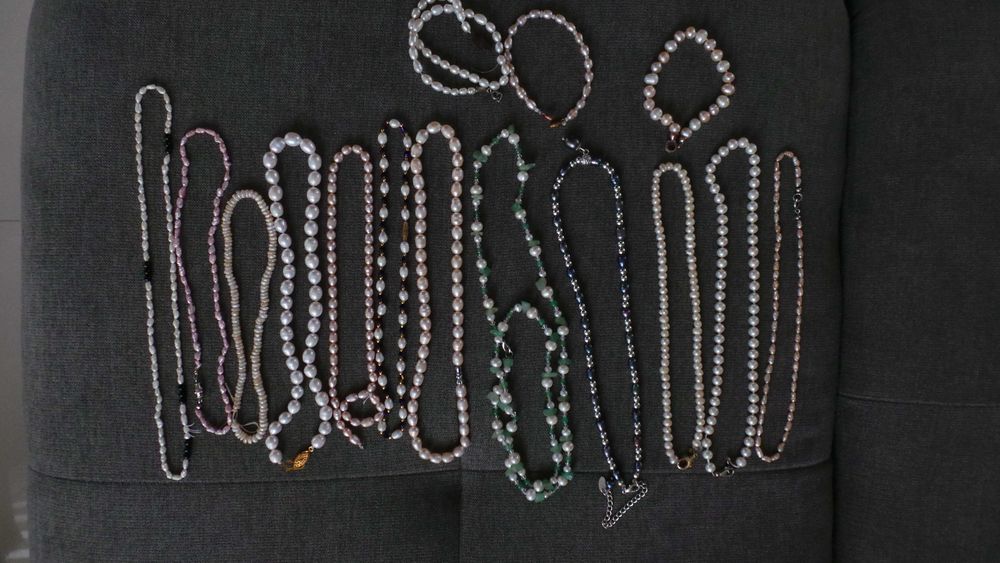 vand coliere/bratari din perle naturale