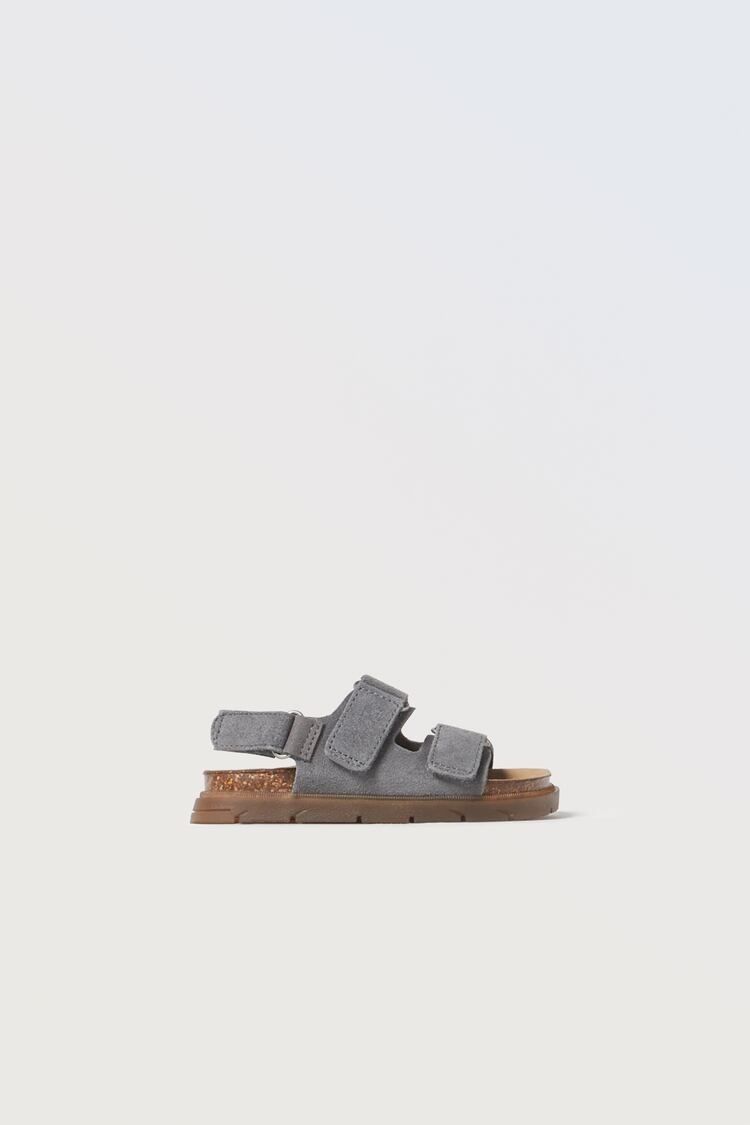 Sandale din piele naturală Zara pentru copii, mărimea 22