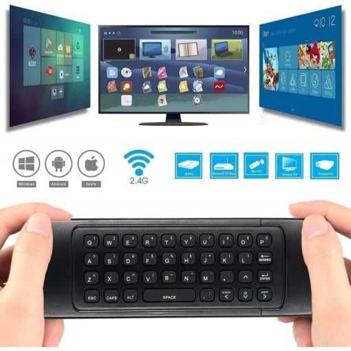 Telecomanda universala Smart TV Box cu tastatura, 2.4G, USB, Mini PC