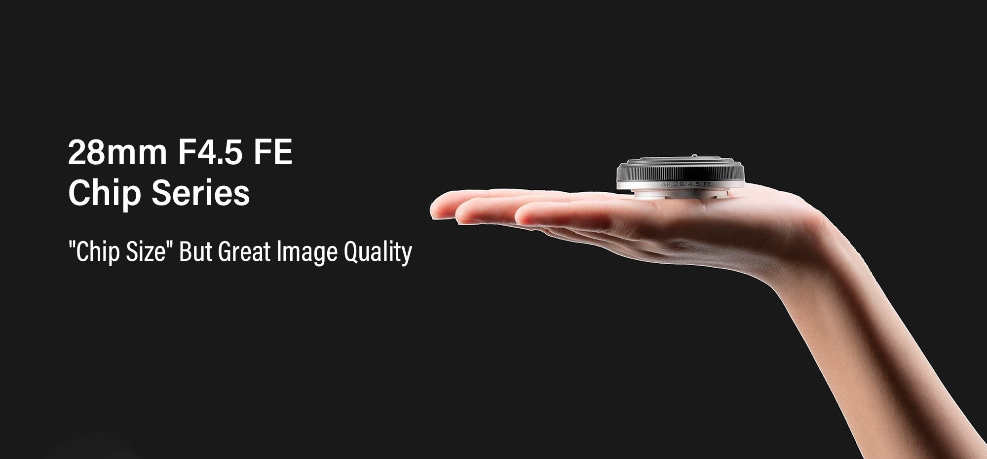Обектив УЛТРА плосък палачинка VILTROX AF 28mm Sony E- Mount F4.5 Chip