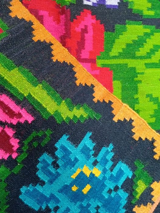 Covor scoarță velnița lăicer vechi românesc traditional