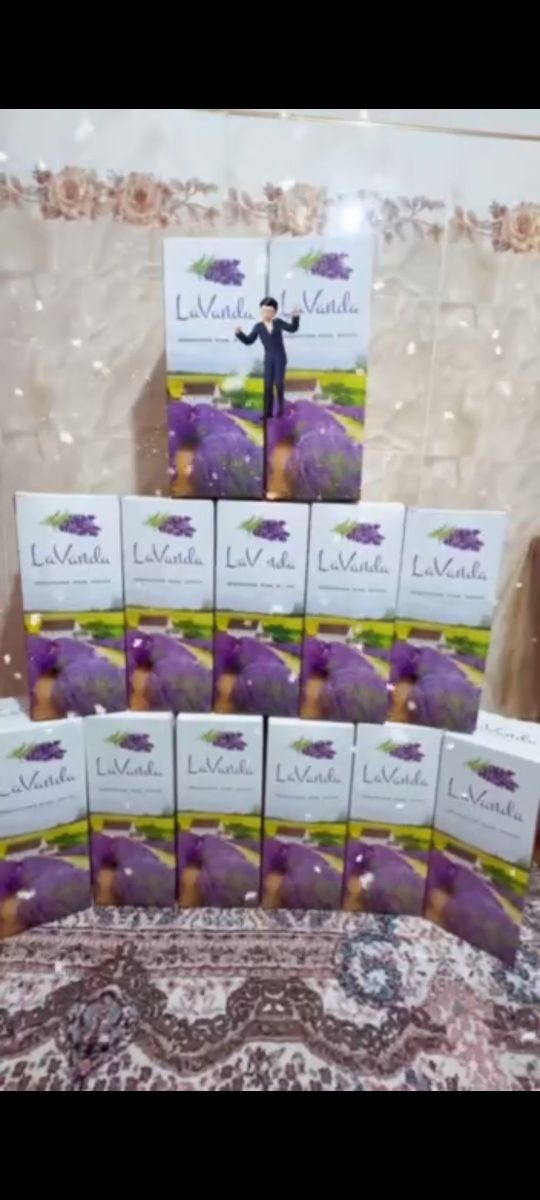 Lavanda yumshoq yostiqlari