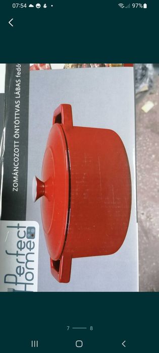 Cratiță fontă emailată 7L