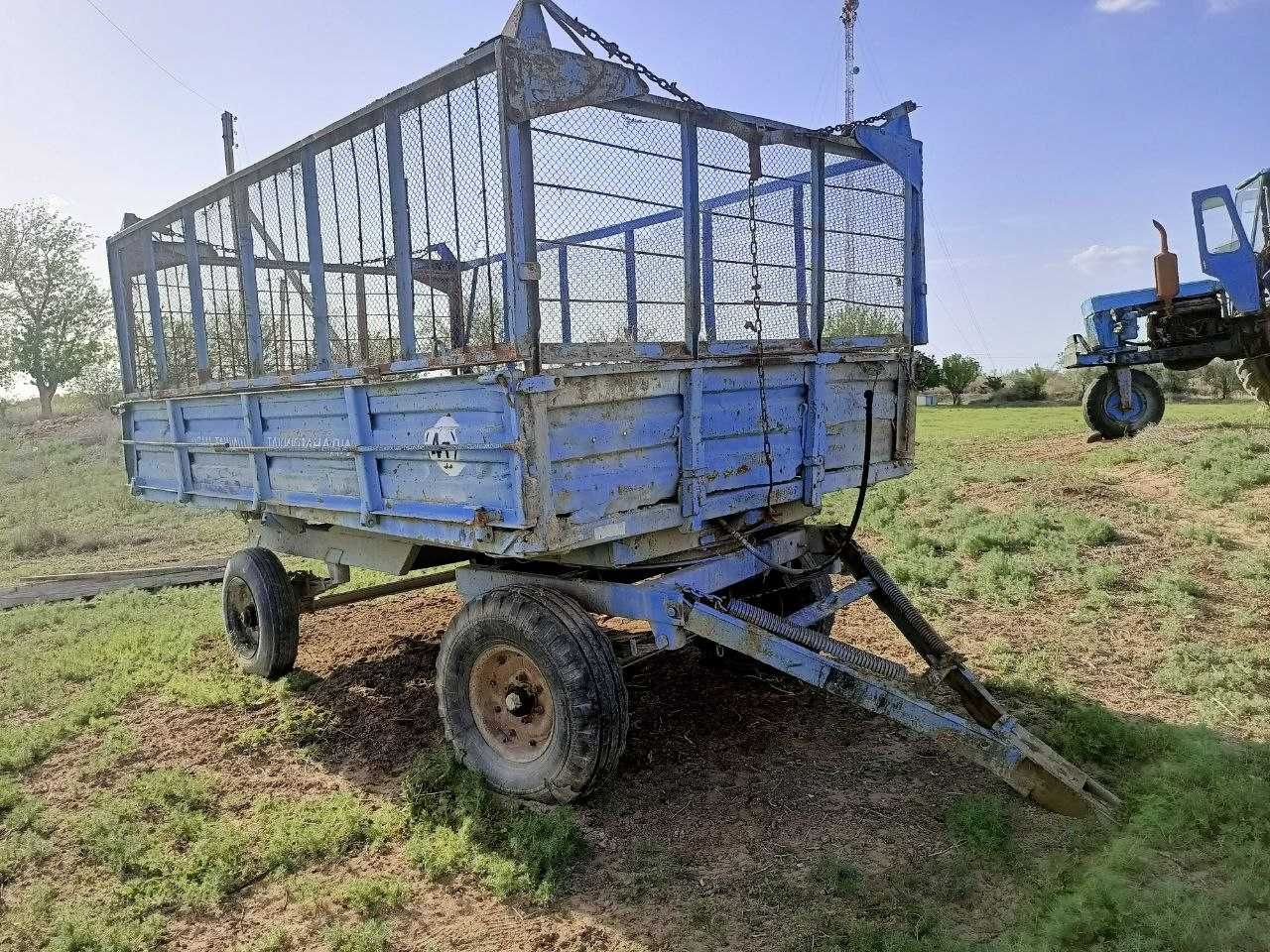 Трактор Т 28 тележка чизель комплект сотилади