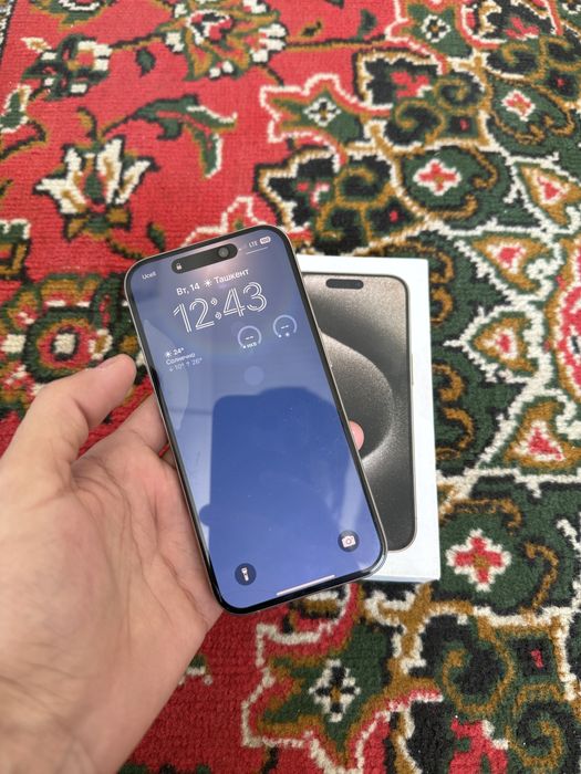 Iphone 15pro 256 natural Dual sim