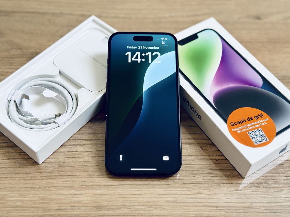 iPhone 15 Black 128GB 88% Neverlocked Negru