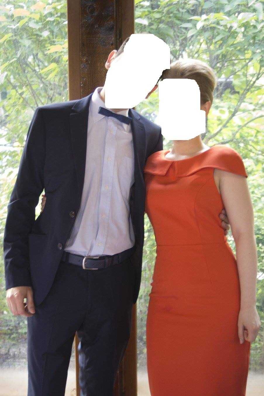 Rochie portocalie Poema