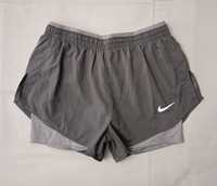 Nike DRI-FIT Flex 2in1 Shorts гащета с клин 2в1 S Найк спорт шорти