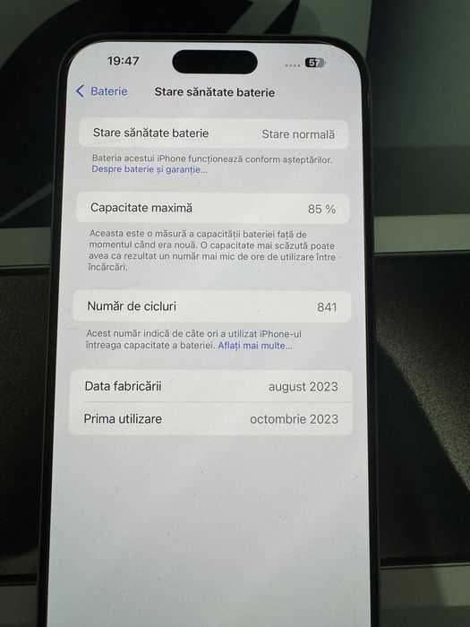 Iphone 15 promax 512gb 84% full box