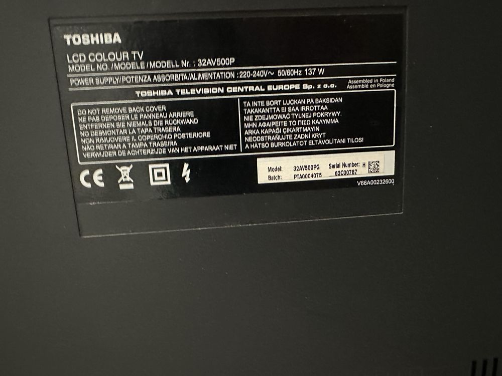 Телевизор Toshiba Regza “32”