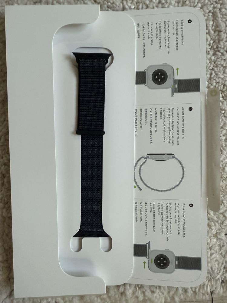 Каишка за Apple Watch 10 - 42mm, Ink Sport Loop